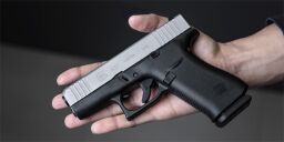 Pistolet GLOCK 43 X SLIMLINE SILVER SLIDE kal. 9x19mm Para