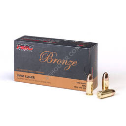 Amunicja PMC Bronze 9x19mm Luger 7,5g/115gr FMJ