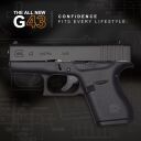 Pistolet Glock 43 Slimline kaliber 9x19 mm Para