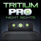 TRUGLO TRITIUM PRO - profesjonalne trytowe przyrządy celownicze do pistoletu