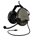 SORDIN Supreme Mil CC Green Neckband (76332-06-S) - nakarkowe aktywne ochronniki słuchu z komunikacją