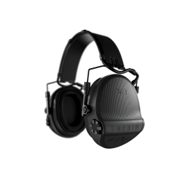 SORDIN Supreme X2 Headband Leather Gel Black 301004-10G - aktywne ochronniki słuchu, pałąk nagłowny, skóra, żel, czarne